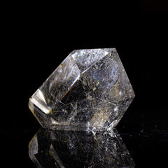 【シルバー&ゴールドルチル入り】ルチルクォーツ ポイントカット|高透明・混合タイプ RQRS-0005