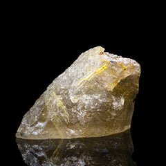 【ゴールドルチル母岩付き原石】ブラジル産・ルチル結晶タイプ|RQRS-0009