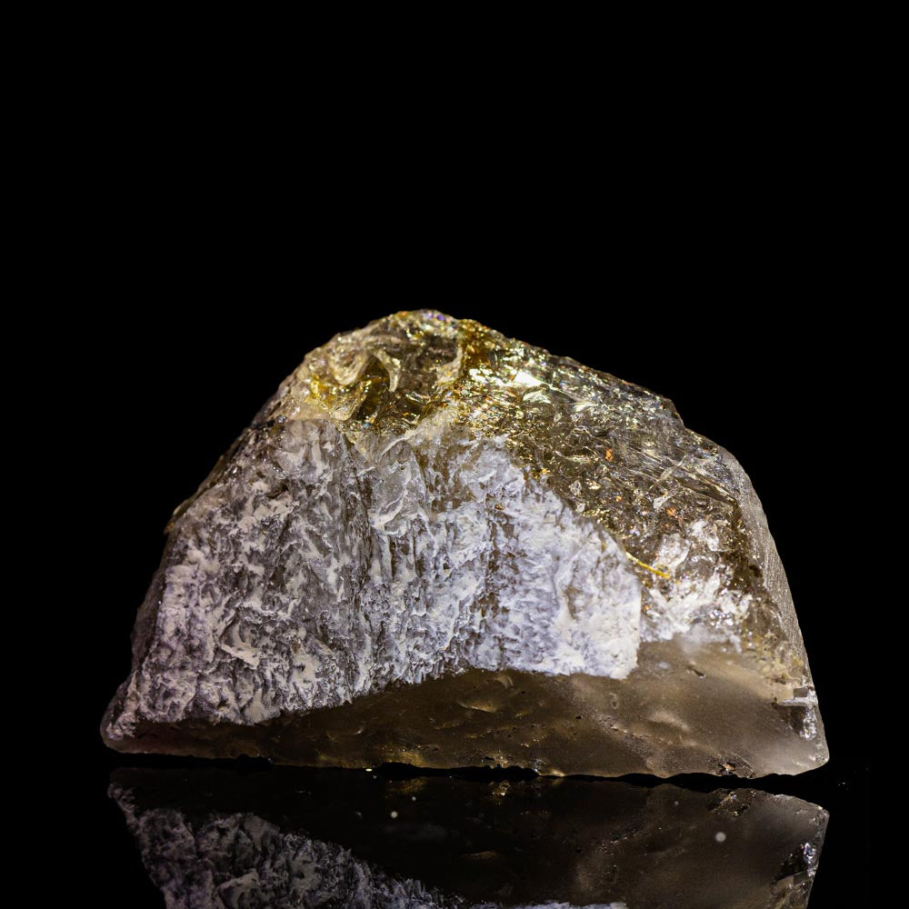 【ルチルクォーツ原石】針状内包物入り塊石タイプ|ブラジル産 RQRS-0011