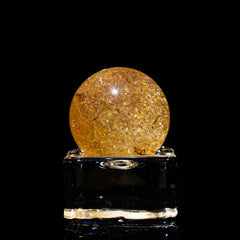 【ルチルクォーツ スフィア】直径約22.6mm ブラジル産 丸玉タイプ RQSP226-001