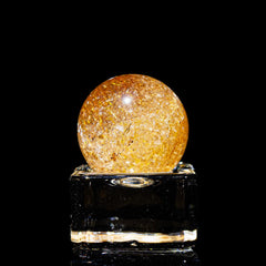 【ルチルクォーツ スフィア】直径約22.6mm ブラジル産 丸玉タイプ RQSP226-001