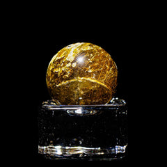 【ルチルクォーツ スフィア】直径約21mm ブラジル産 丸玉タイプ RQSP209-001