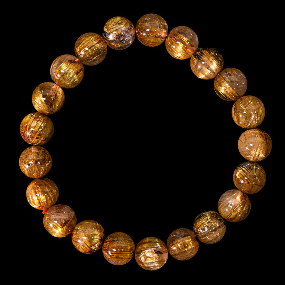 太陽放射ルチル【ルチル専門店クォーツラボ】ヘマタイト核の希少石を直