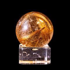 【ルチルクォーツ スフィア】直径36.1mm｜ブラジル産 丸玉タイプ RQSP361-001