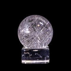 【ルチルクォーツ スフィア】直径38.3mm｜ブラジル産 丸玉タイプ RQSP383-001