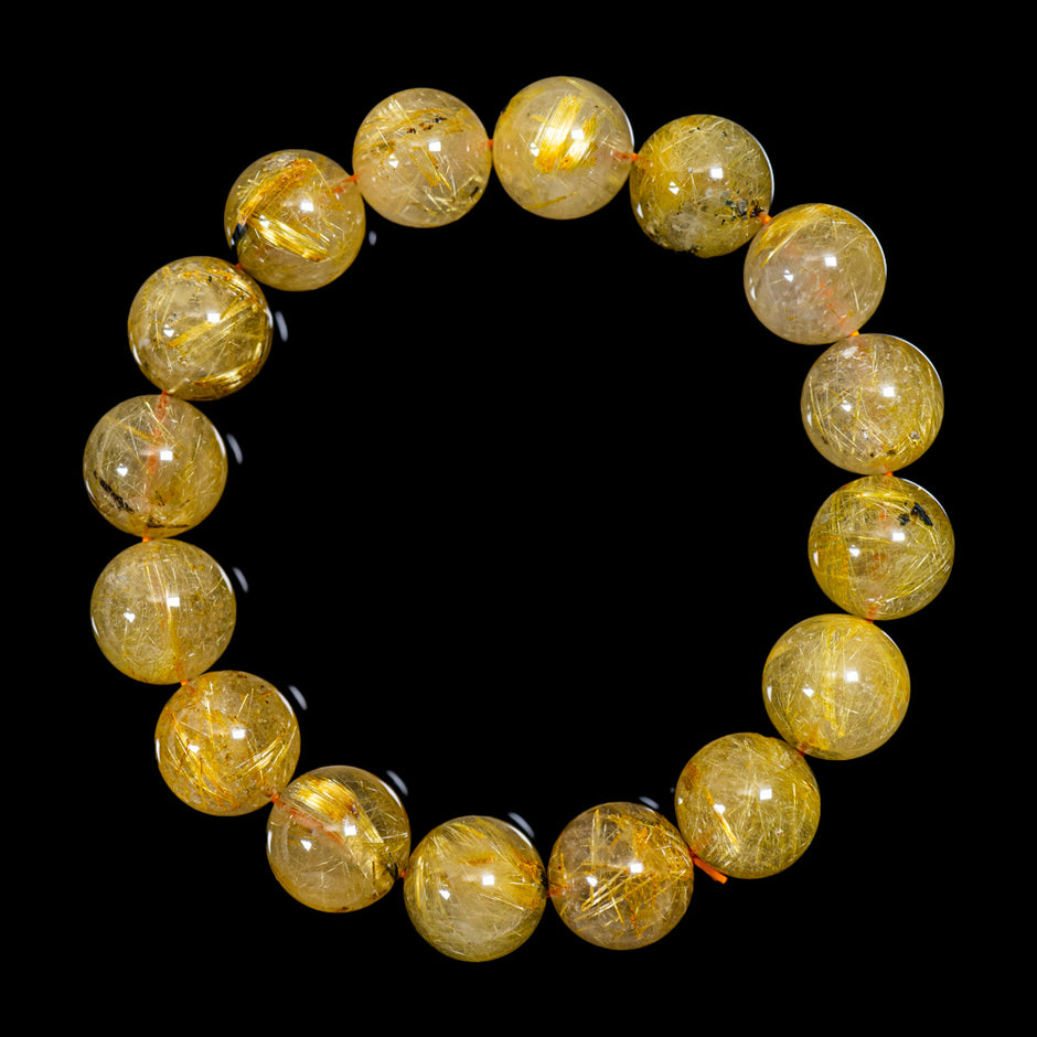 ルチルクォーツ｜現地から直接仕入れ 13mm〜高品質ブラジル産ルチル