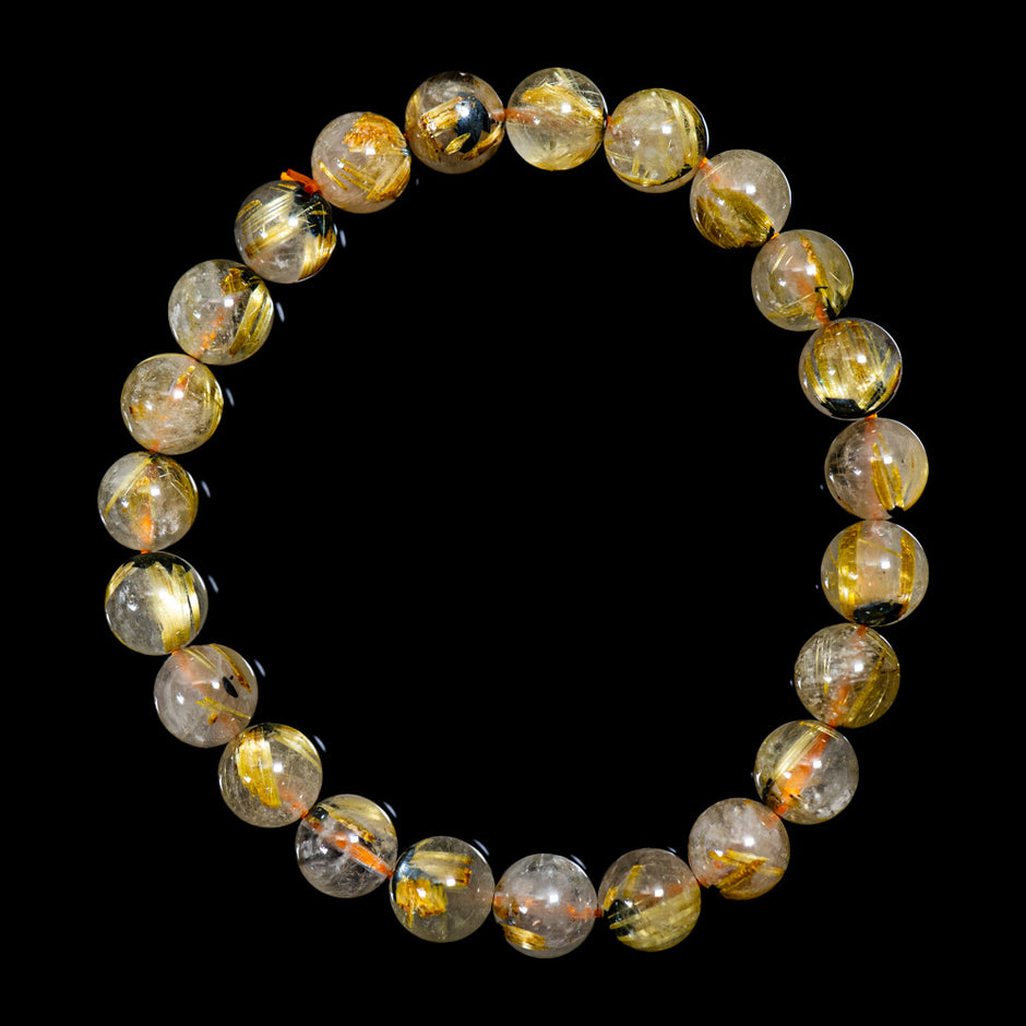 太陽放射ルチル【ルチル専門店クォーツラボ】ヘマタイト核の希少石を直